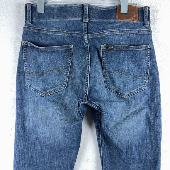 Lee Jeans Straight Leg Extreme Motion Slim Fit Denim Men's Blue Size 31X32 - Picture 3 of 11